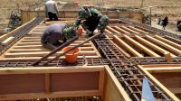 Satgas TMMD Ke-122 Kodim 1425 Jeneponto Terus Genjot Pembangunan Jembatan Penghubung di Desa Tuju