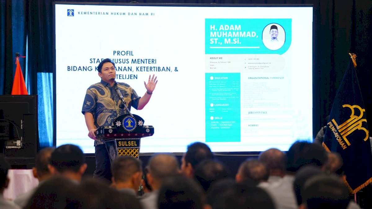 Staf Khusus Menkumham Apresiasi Kinerja Kanwil Kemenkumham Sulsel dalam Reformasi Birokrasi
