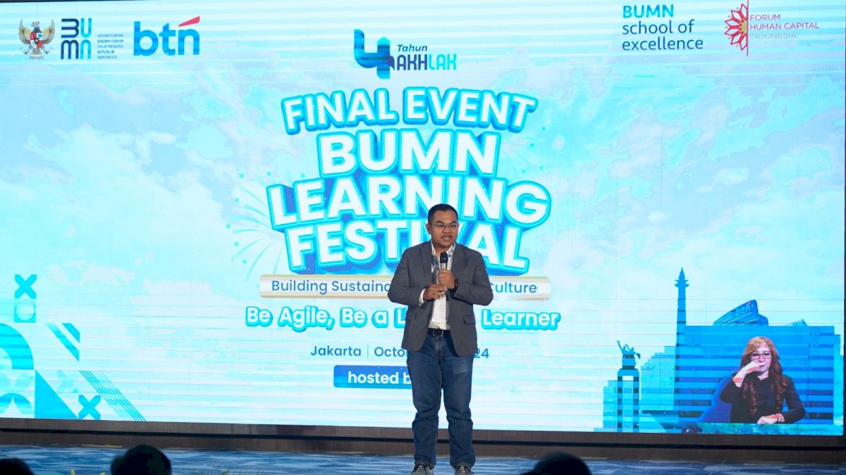 Telkom Raih The Most Outstanding BUMN Learning dalam Ajang BUMN Learning Festival 2024