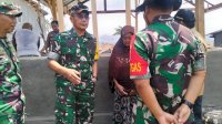 Dansatgas TMMD 122 Kodim 1425 Jeneponto Terima Kunjungan Kerja Tim Wasev Brigjen TNI Heri Dwi Subagyo