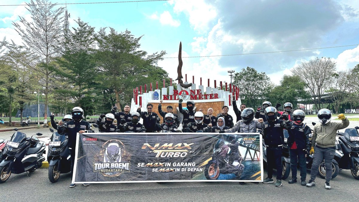 Sulawesi Jadi Penutup Nmax Tour Boemi Nusantara, Lintasi 9 Kabupaten di Sulsel