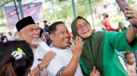Amri Arsyid Bersama Komedian Narji Sosialisasi Program Bantuan Modal Usaha 10 Juta