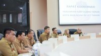 Pimpin Rakor Persiapan HUT Kota Makassar ke-417, Ini Pesan Pjs Wali Kota Arwin Azis