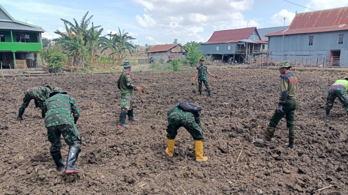 Satgas TMMD Ke-122 di Jeneponto Lanjutkan Program Ketahanan Pangan