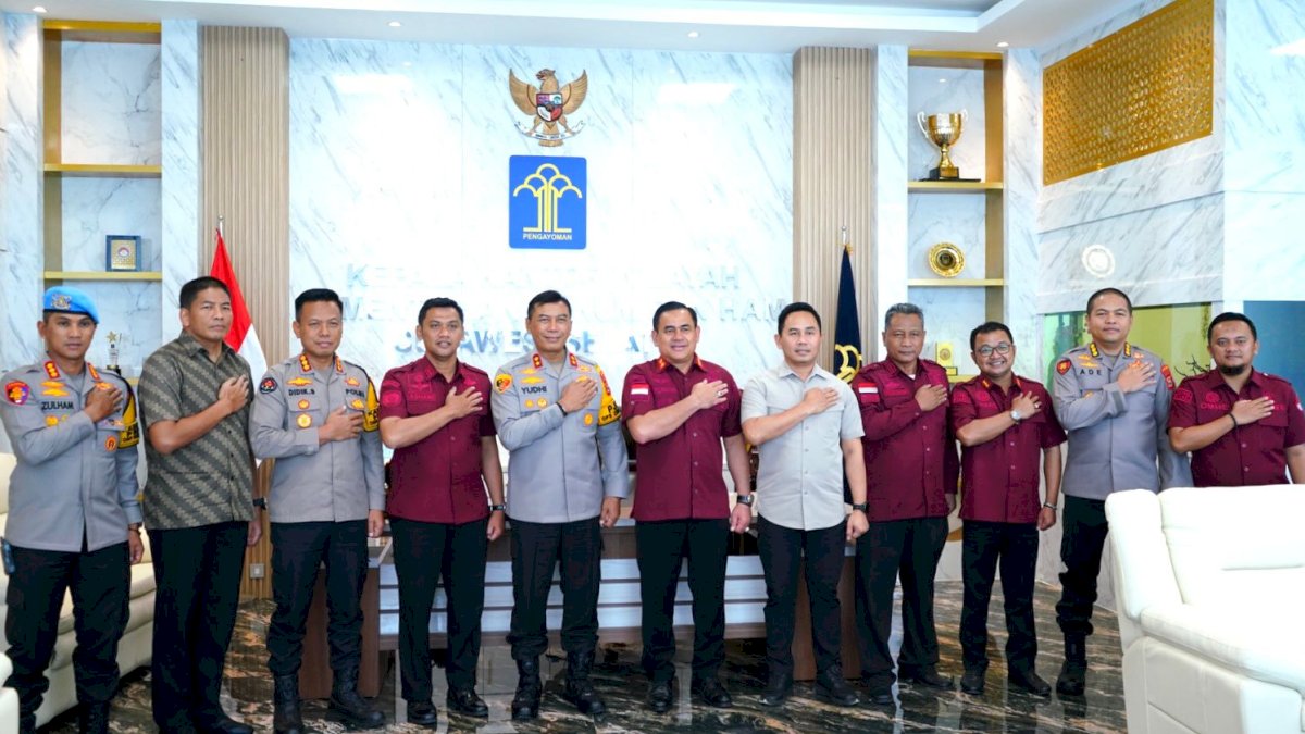 Kakanwil Taufiqurrakhman Terima Kunjungan Kapolda Sulsel, Perkuat Sinergitas untuk Keamanan