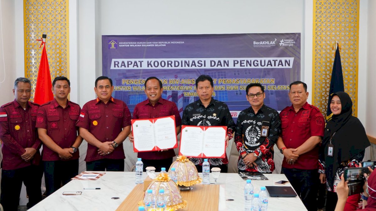 Perkuat Pengendalian TBC-HIV/AIDS, Kanwil Kemenkumham Sulsel Jalin Kerja Sama dengan Dinas Kesehatan