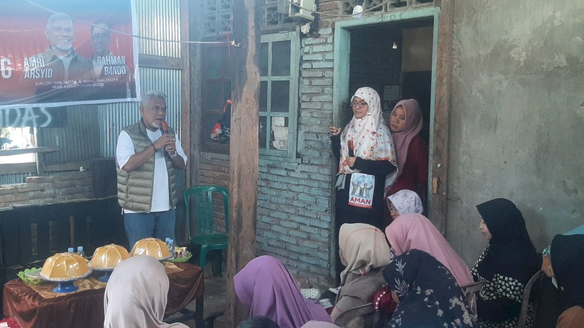 Pasca Debat, Amri Arsyid Kampanye Bantuan Modal Usaha 10 Juta di Sudiang