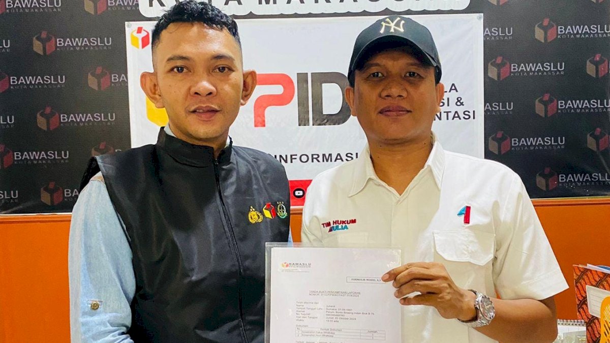 Tim Hukum Mulia Seret Oknum Penyebar Video Fitnah ke Bawaslu Makassar
