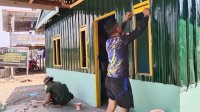 Satgas TMMD 122 Rampungkan 100 Persen Pembangunan RTLH di Desa Tuju