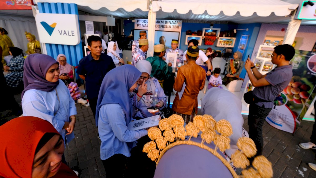 PT Vale Ikut Meriahkan Perayaan HUT ke-355 Sulsel, Pamerkan Produk UMKM Binaan