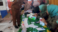 Pastikan Berjalan Lancar, Camat Sangkarrang Pantau Pelaksanaan Pemilu