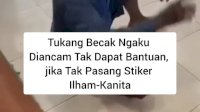VIDEO: Tukang Becak di Bantaeng Ditekan untuk Ganti Stiker Paslon Bupati, Diancam Tak Dapat Bantuan