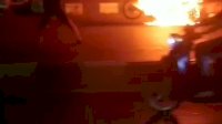 VIDEO: Motor Terbakar di Depan SPBU Talasalapang Makassar