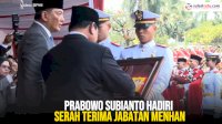 VIDEO: Prabowo Subianto Hadiri Serah Terima Jabatan Menhan