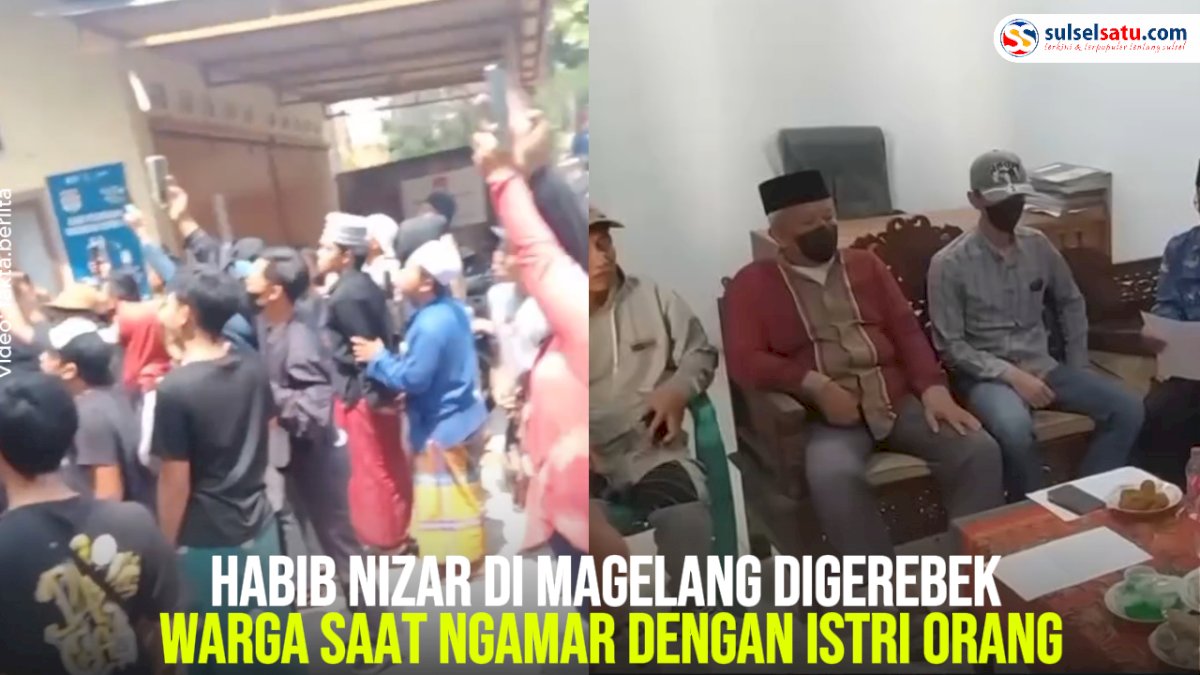 VIDEO: Habib Nizar di Magelang Digerebek Warga saat Ngamar dengan Istri Orang