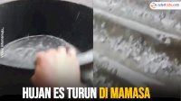 VIDEO: Hujan Es Turun di Mamasa
