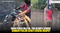 VIDEO: Ngaku Pemilik Wilayah, Pria Ini Minta Spanduk Gambar Paslon Sehati Segera Dicopot