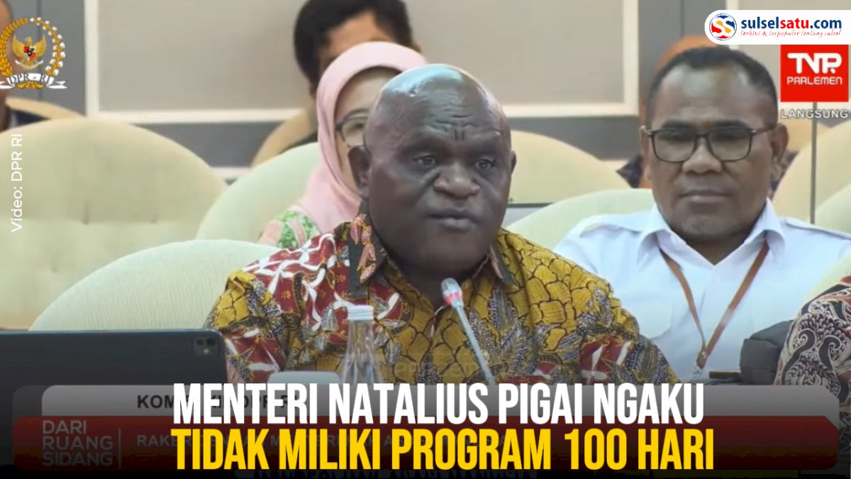 VIDEO: Menteri Natalius Pigai Ngaku Tidak Miliki Program 100 Hari