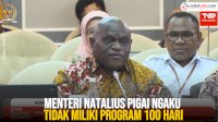 VIDEO: Menteri Natalius Pigai Ngaku Tidak Miliki Program 100 Hari