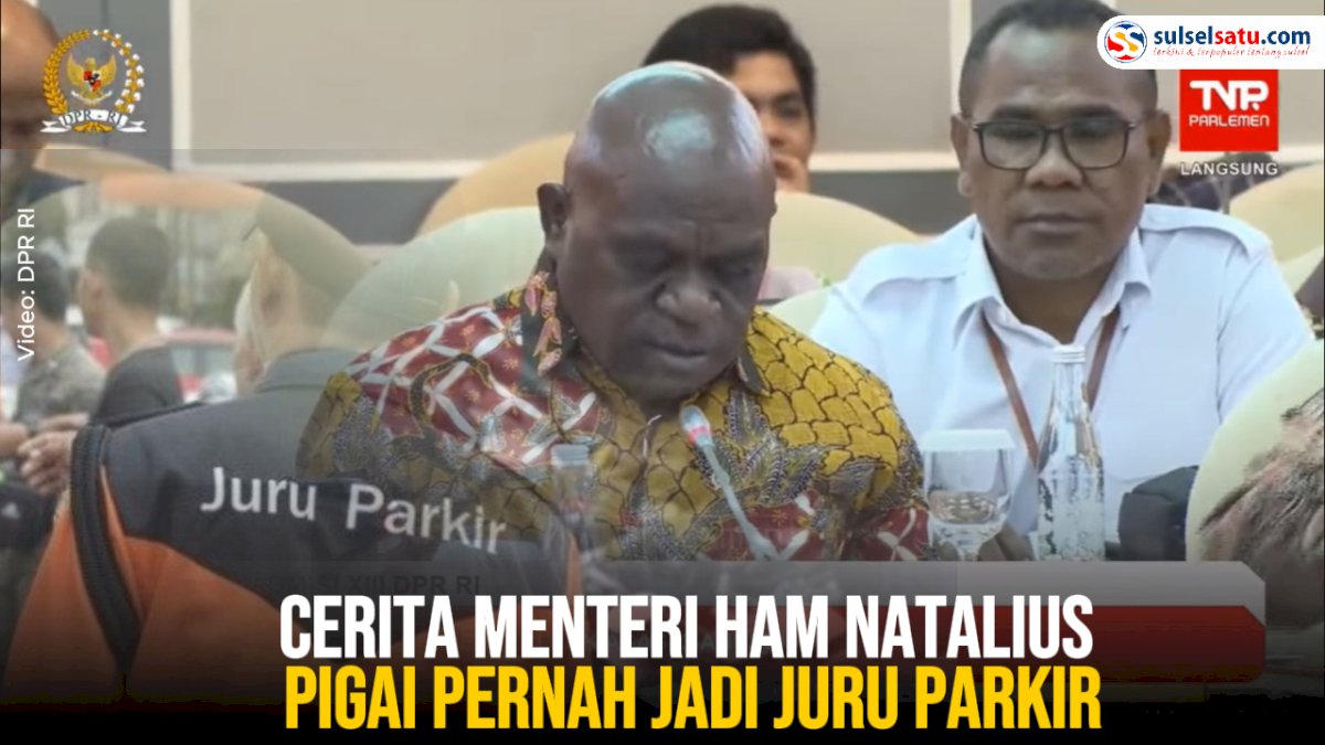 VIDEO: Cerita Menteri HAM Natalius Pigai Pernah Jadi Juru Parkir