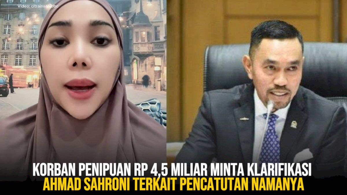 VIDEO: Korban Penipuan Rp 4,5 Miliar Minta Klarifikasi Ahmad Sahroni Terkait Pencatutan Namanya