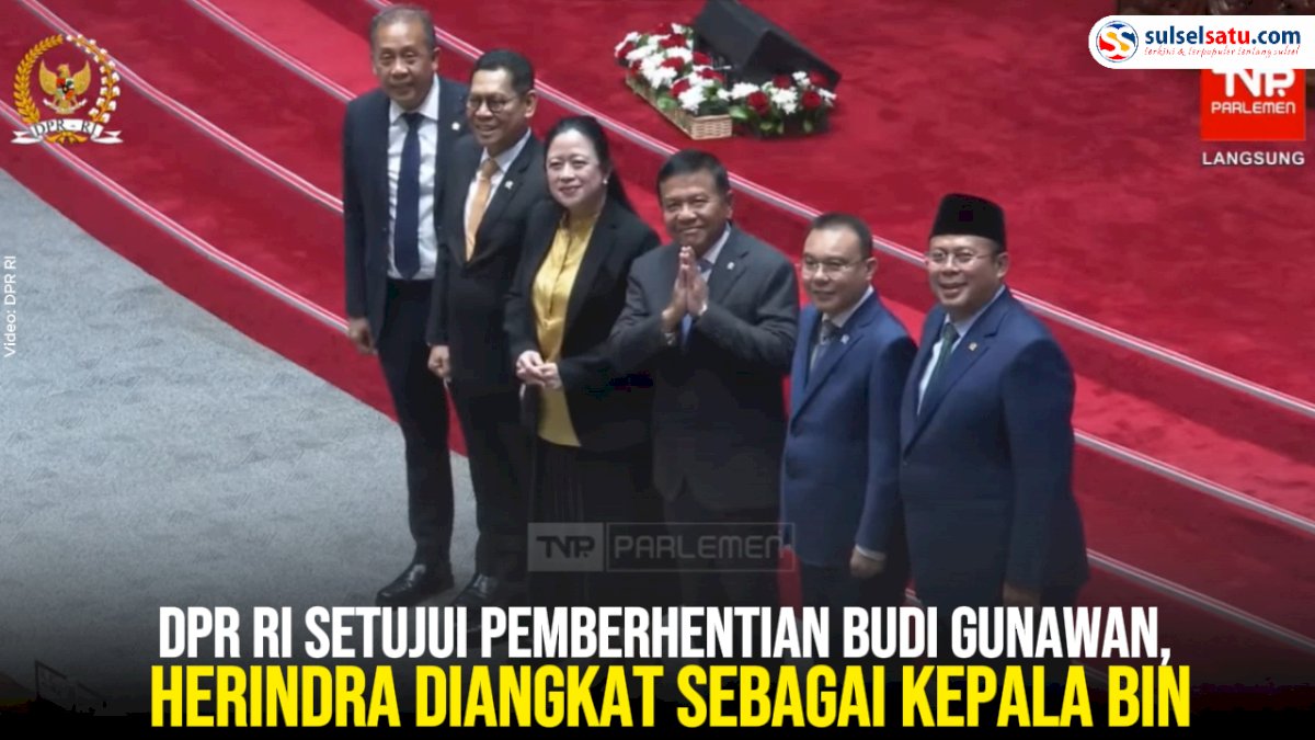 VIDEO:  DPR RI Setujui Pemberhentian Budi Gunawan, Herindra Diangkat sebagai Kepala BIN