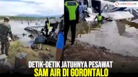 VIDEO: Detik-detik Jatuhnya Pesawat SAM Air di Gorontalo