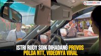 VIDEO: Istri Rudy Soik Dihadang Provos Polda NTT, Videonya Viral