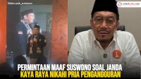 VIDEO: Permintaan Maaf Suswono Soal Janda Kaya Raya Nikahi Pria Pengangguran