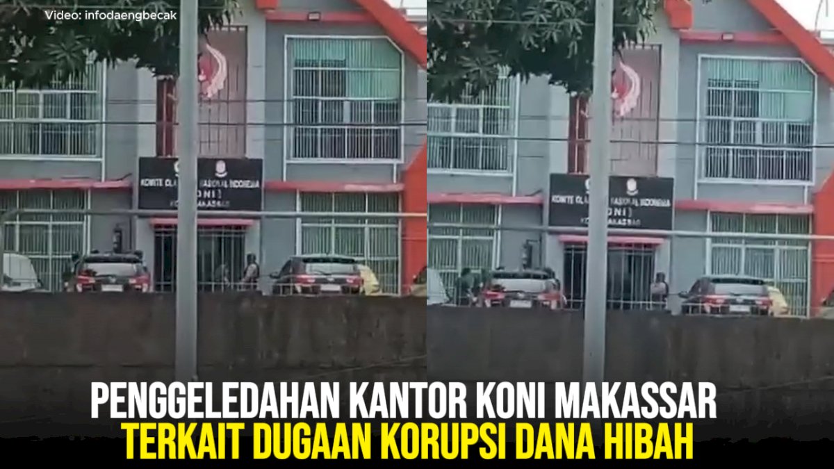 VIDEO: Penggeledahan Kantor KONI Makassar Terkait Dugaan Korupsi Dana Hibah