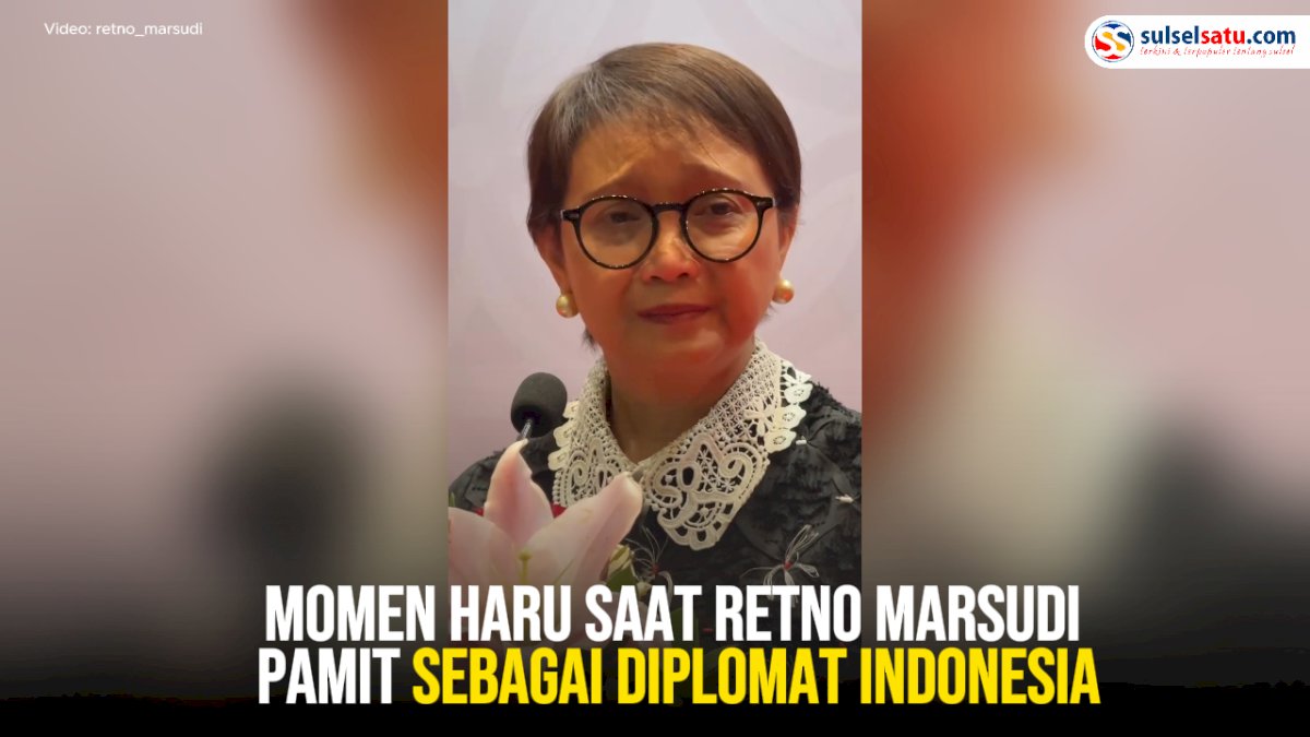 VIDEO: Momen Haru saat Retno Marsudi Pamit Sebagai Diplomat Indonesia