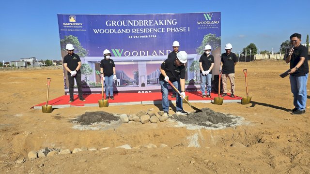 Groundbreaking Woodland Residence di Jalan Antang Raya. Foto: Istimewa.