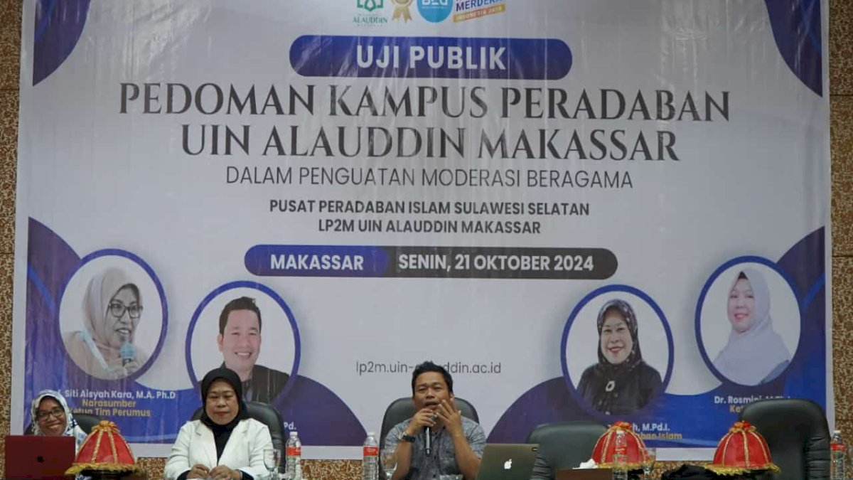 UIN Alauddin Makassar Gelar Penyusunan Pedoman Kampus Peradaban