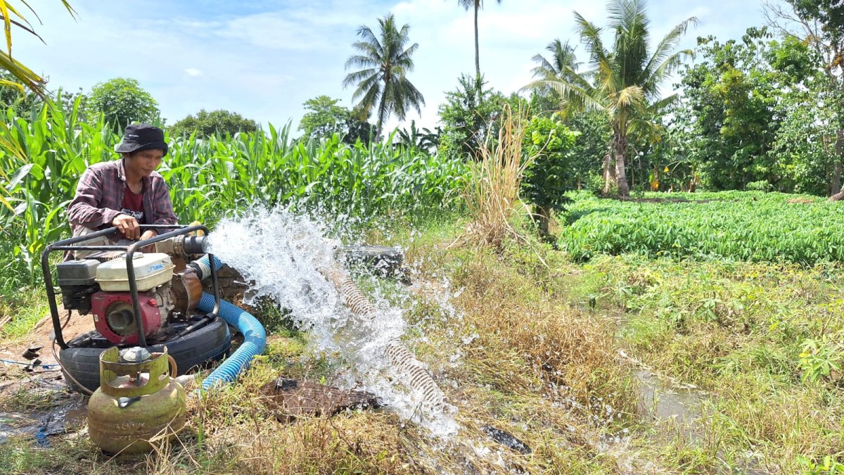 Pompa Air Konversi BBG Jaga Produksi Pertanian Warga Palompong di Tengah Hantaman Kemarau