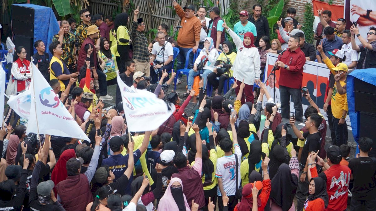 Bukti Kecintaan Warga, Kampanye Appi-Aliyah Selalu Meriah