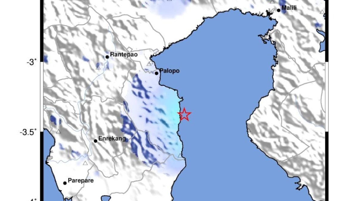 Gempa Bumi Tektonik M 3,6 Guncang Luwu