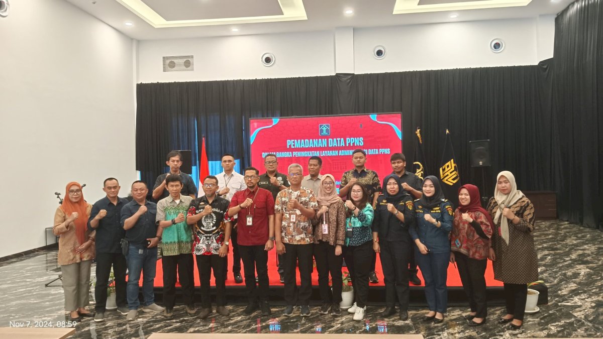 Kanwil Kemenkumham Sulsel Gelar Pemadanan Data PPNS se-Sulsel