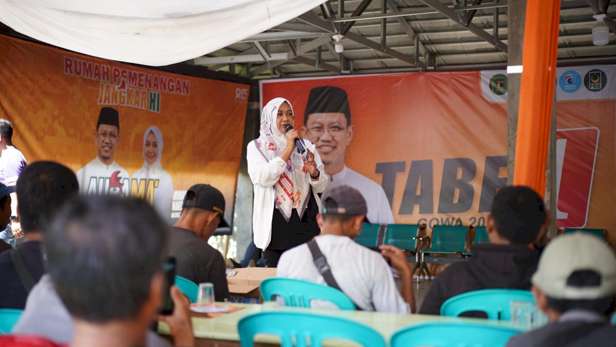 Ratusan Pengemudi Bentor Gowa Komitmen Dukung Aurama’ di Pilkada