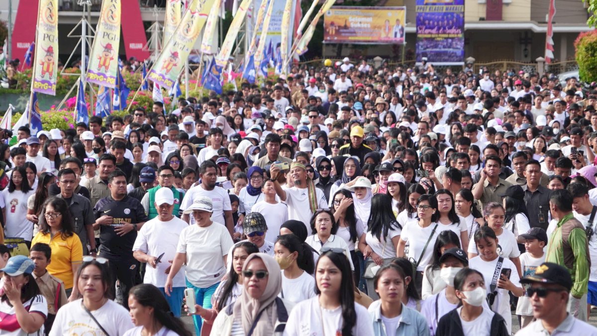 Gen Z dan Milenial Ramaikan Jalan Sehat Anti Mager Bersama Andalan Hati di Tana Toraja