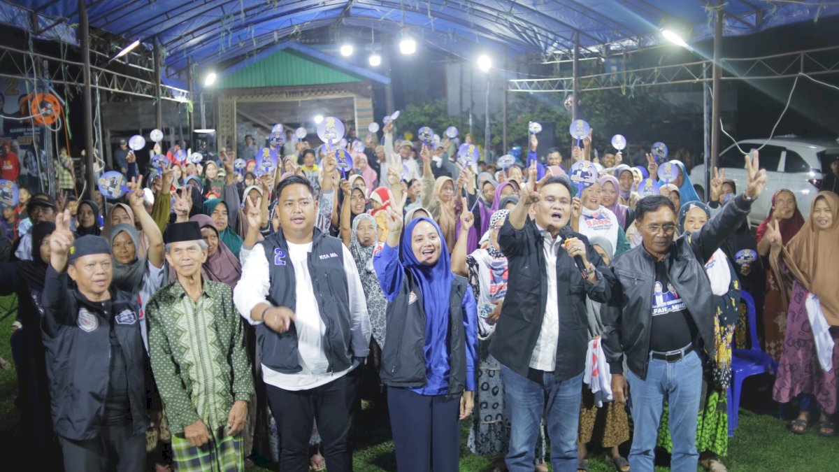 Kampanye Hingga Desa Gattareng, Warga Sebut dr Ulfah MHG Layak Lanjutkan Pembangunan Barru