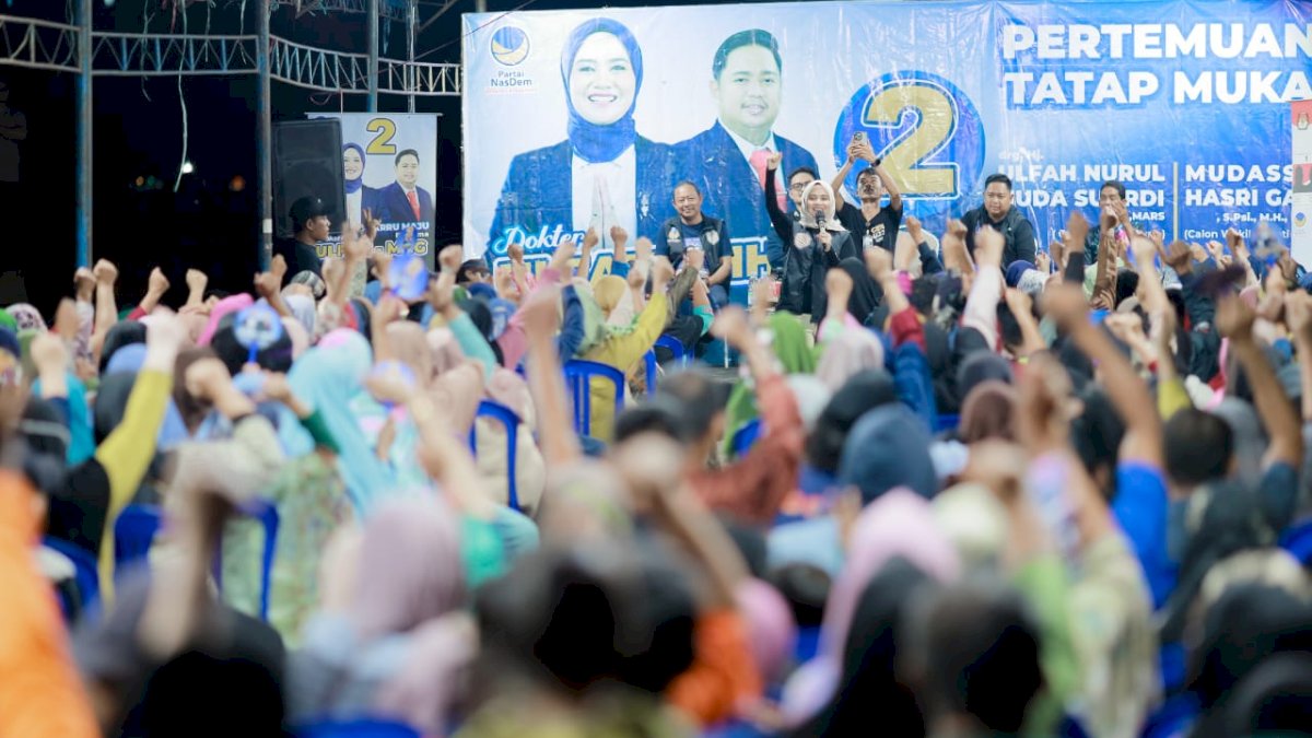 Warga Sumpang Binangae Total Penuh Dokter Ulfah MHG Menangkan Pilkada Barru