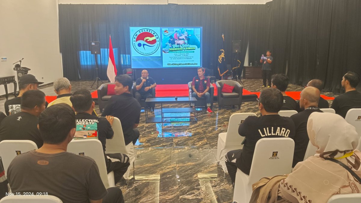 Kanwil Kemenkumham Sulsel dan Komunitas Totok Punggung Gelar Sosialisasi Hidup Sehat