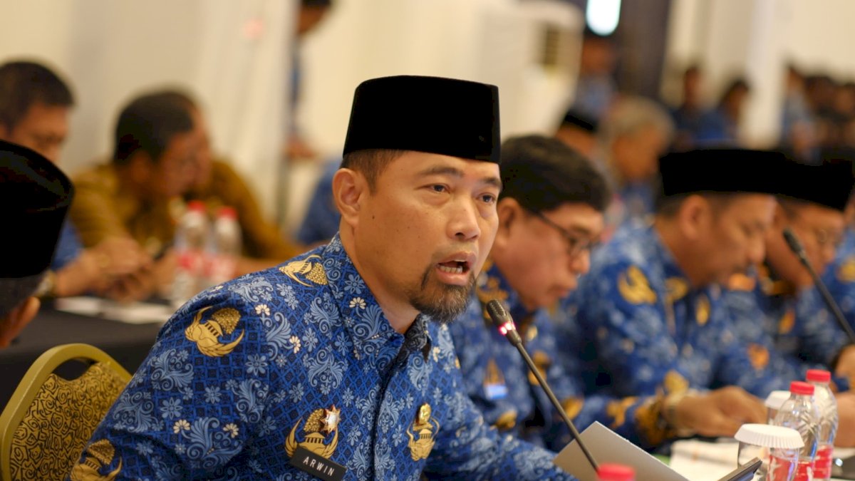 Pjs Wali Kota Makassar Paparkan Strategi Pengendalian Inflasi di Pertemuan TPID Sulsel 2024