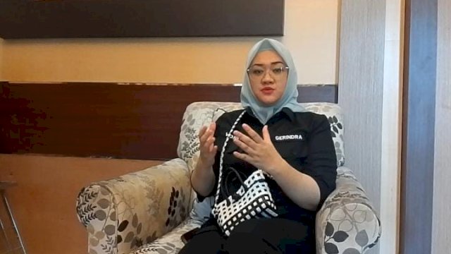 Ketua Tidar Sulsel, Vonny Ameliani yang juga merupakan anggota DPRD Provinsi Sulsel dan Ketua DPC Gerindra Jeneponto (Foto Dok : Dedi/sulselsatu.com)