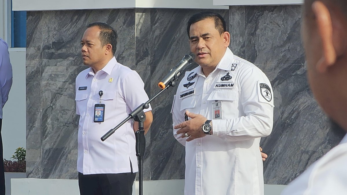 Di Masa Transisi, Kakanwil Kemenkumham Sulsel Minta Jajaran  Fokus Kerjaan Tugas
