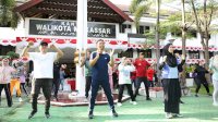 Andi Arwin Azis Akhiri Masa Jabatan dengan Senam Bersama dan Apel