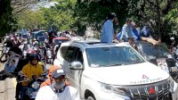 Massa Simpatisan Mulai Macetkan Jalan Menuju Kampanye Akbar Paslon Kabar Baik – Barakka di Jeneponto
