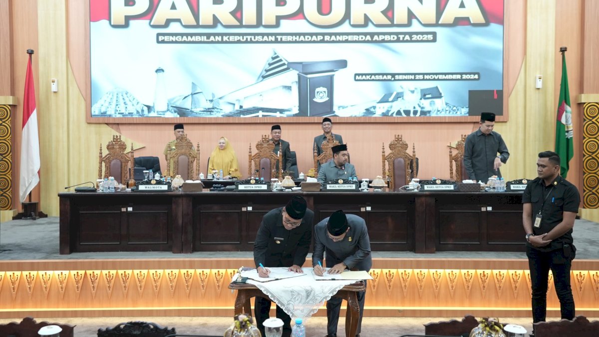 Tok! APBD Makassar 2025 Capai Rp5,7 Triliun