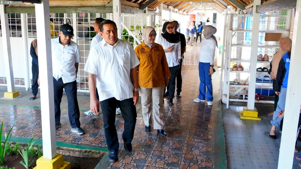 Kakanwil Kemenkumham Sulsel Tinjau Kondisi Lingkungan dan Kamtib Lapas Narkotika dan Perempuan Sungguminasa