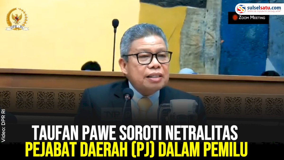 VIDEO: Taufan Pawe Soroti Netralitas Pejabat Daerah (PJ) dalam Pemilu